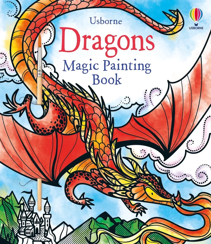 Magic Painting Dragons von Usborne – Buchfoto