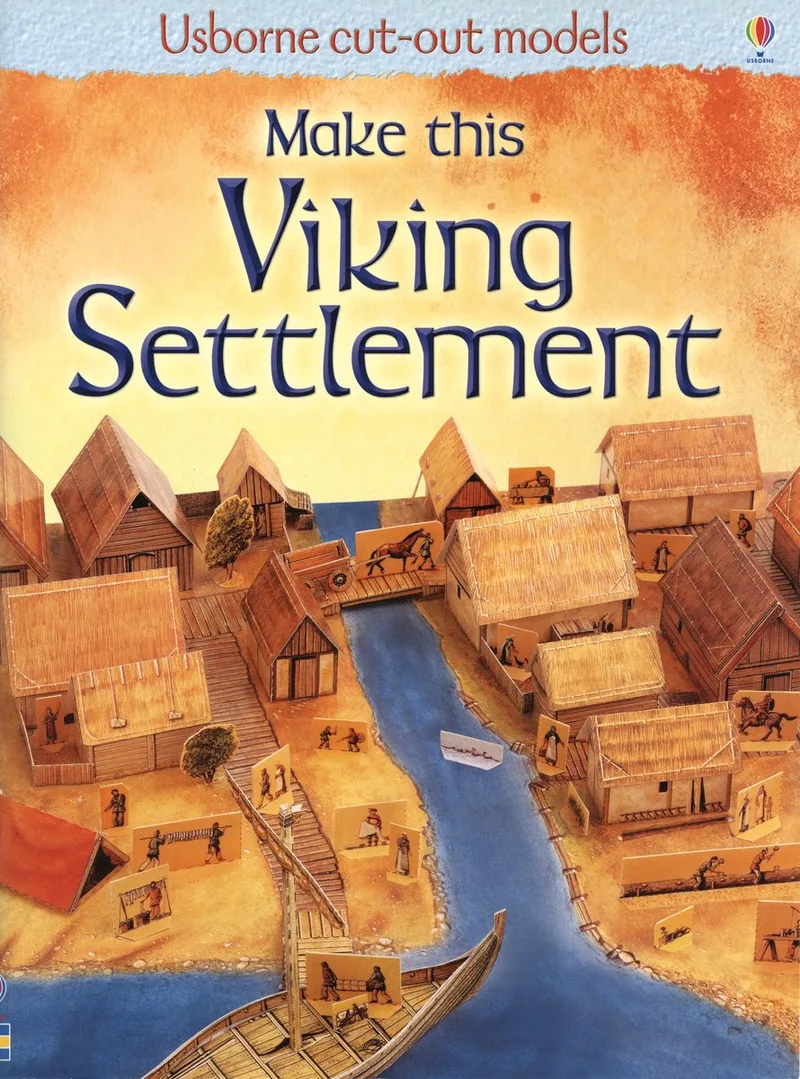 Make This Viking Settlement von Usborne – Buchfoto
