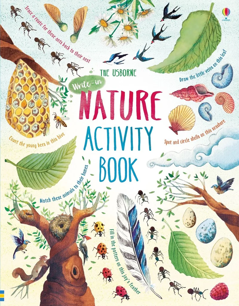 Nature Activity Book van Usborne – boekfoto