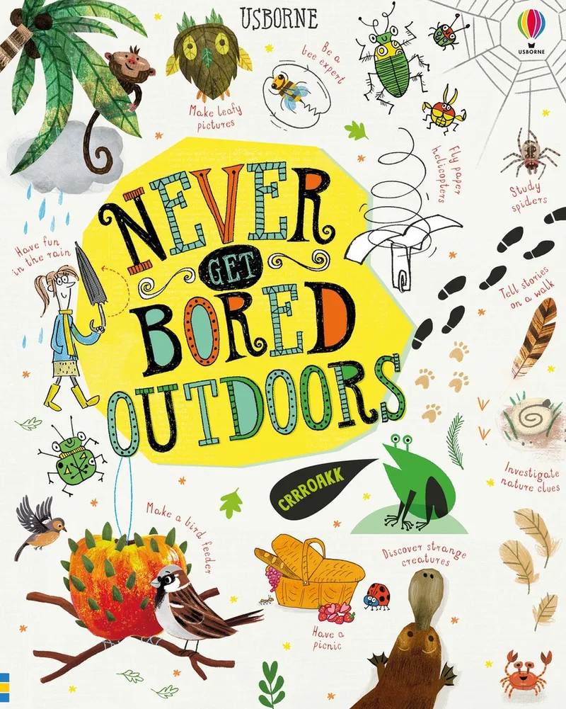 Never Get Bored Outdoors 1 fra Usborne – billede af bogen