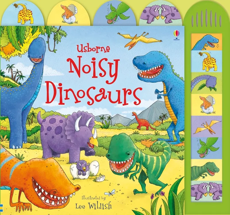Noisy Dinosaurs van Usborne – boekfoto