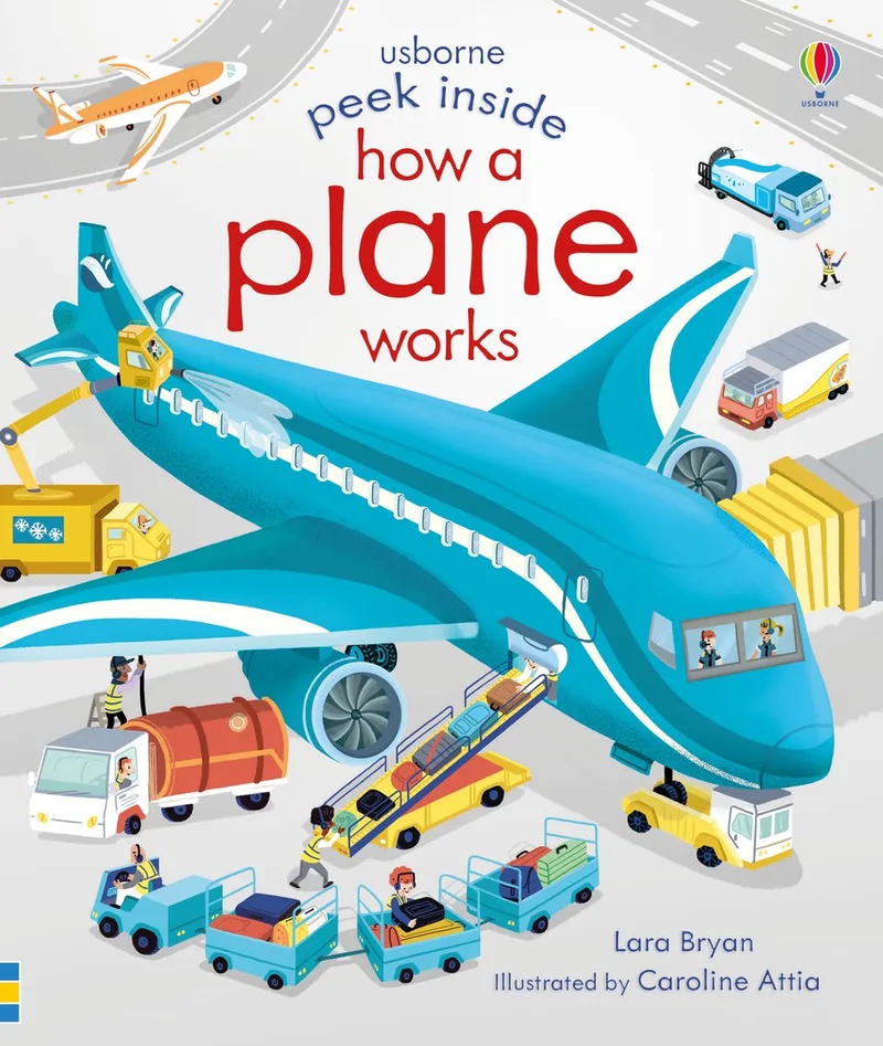 Peek Inside- Peek Inside How a Plane Works von Usborne – Buchfoto