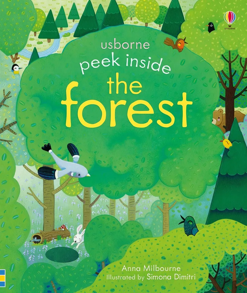 Peek Inside- Peek Inside the Forest fra Usborne – billede af bogen