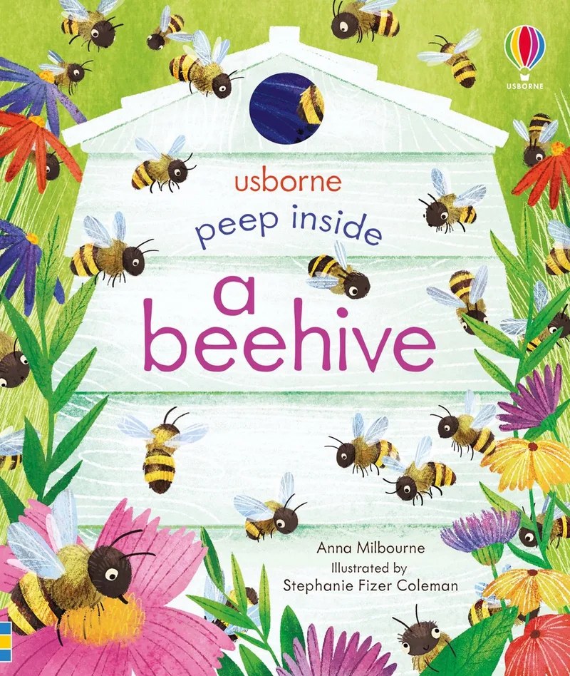 Peep Inside A Beehive fra Usborne – billede af bogen