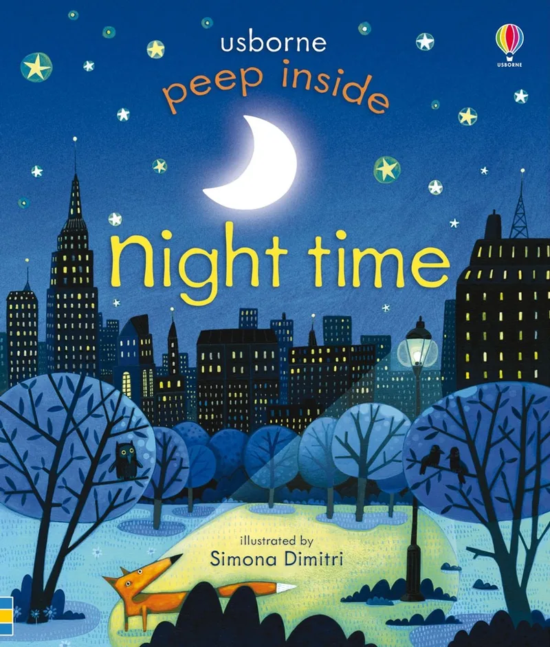 Peep Inside Night Time von Usborne – Buchfoto