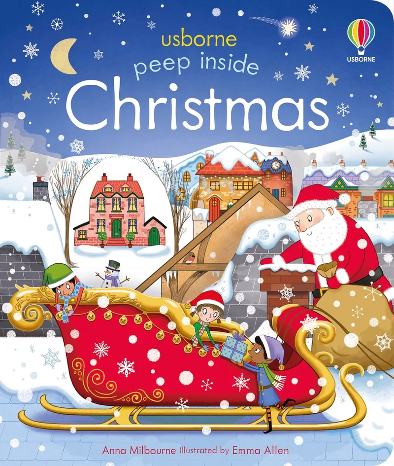Peep Inside- Peep Inside Christmas von Usborne – Buchfoto