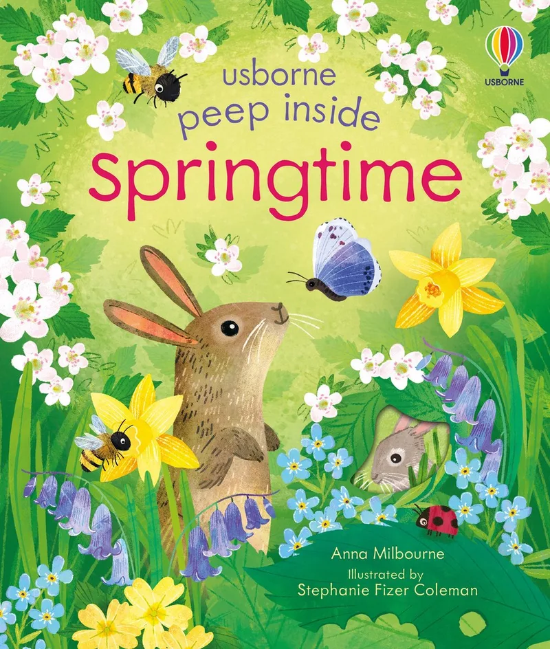 Peep Inside- Peep Inside Springtime fra Usborne – billede af bogen