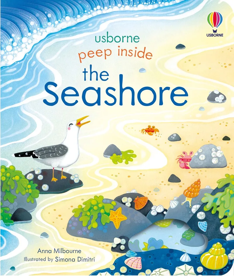 Peep Inside- Peep Inside the Seashore von Usborne – Buchfoto
