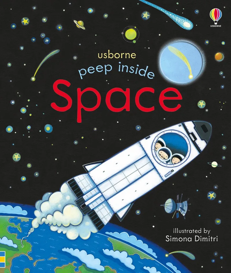 Peep Inside Space van Usborne – boekfoto
