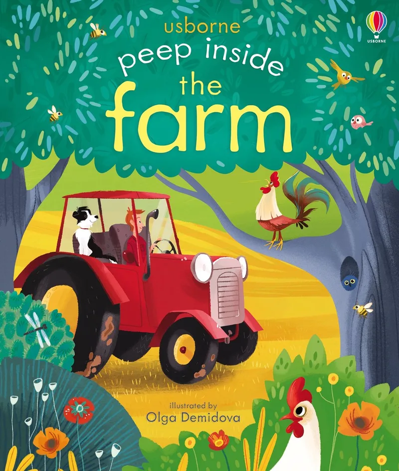 Peep Inside The Farm von Usborne – Buchfoto