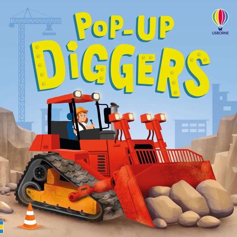 Pop-Ups- Pop-up Diggers de Usborne – photo du livre