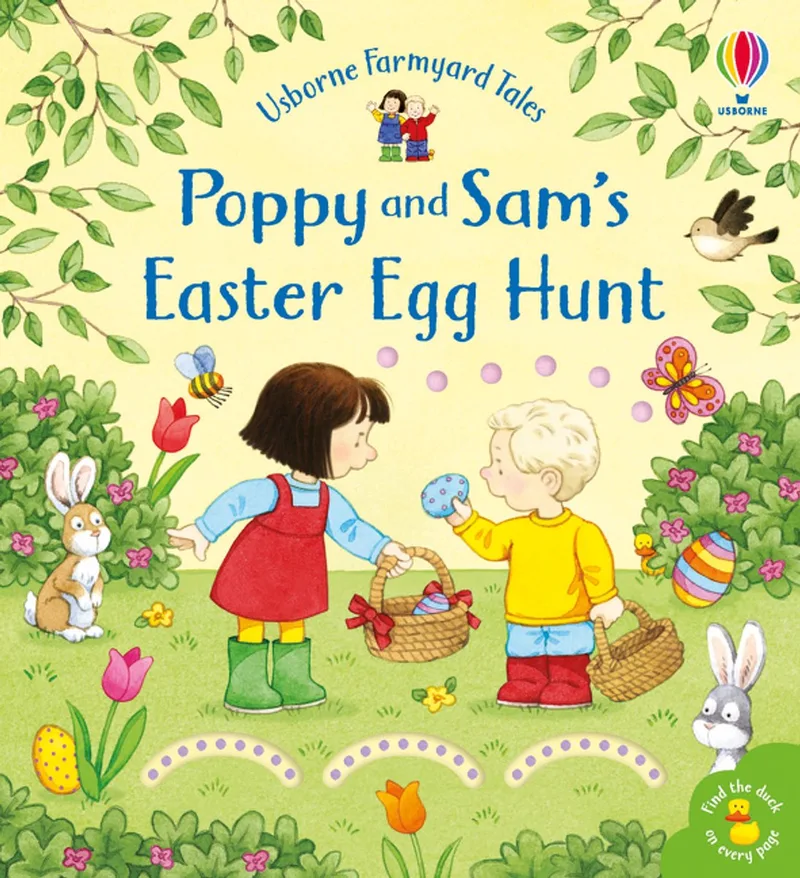 Poppy and Sam's Easter Egg Hunt von Usborne – Buchfoto