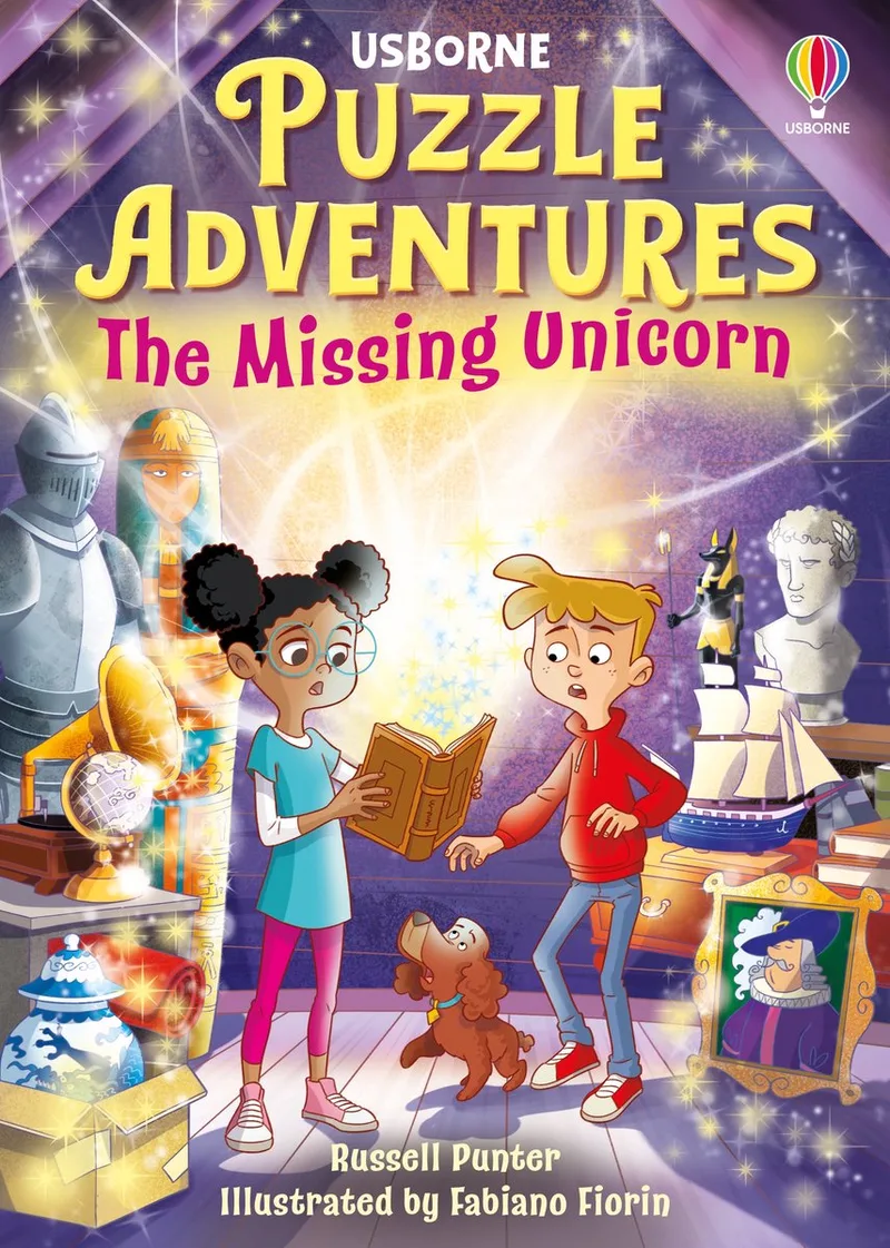 Puzzle Adventures-The Missing Unicorn de Usborne – photo du livre