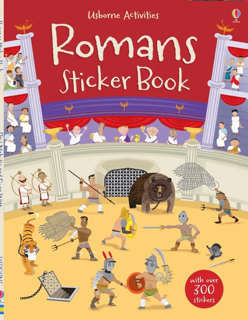 Romans Sticker Book von Usborne – Buchfoto