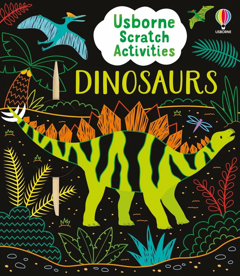 Scratch Activities- Usborne Scratch Activities Dinosaurs von Usborne – Buchfoto