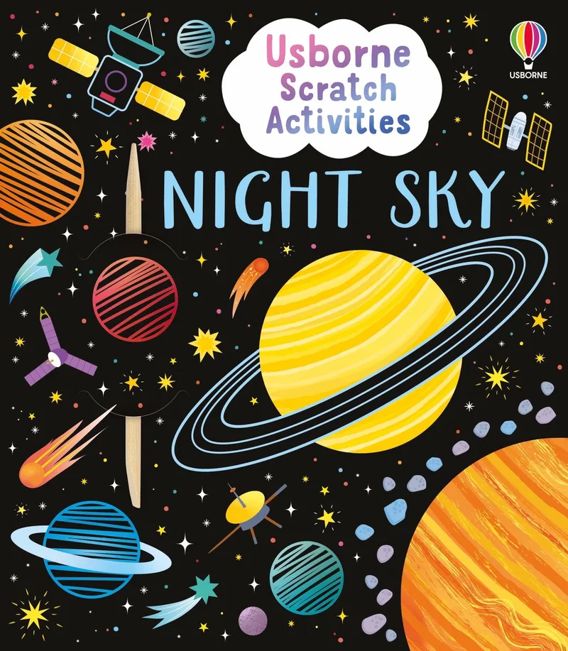 Scratch Activities- Usborne Scratch Activities Night Sky fra Usborne – billede af bogen