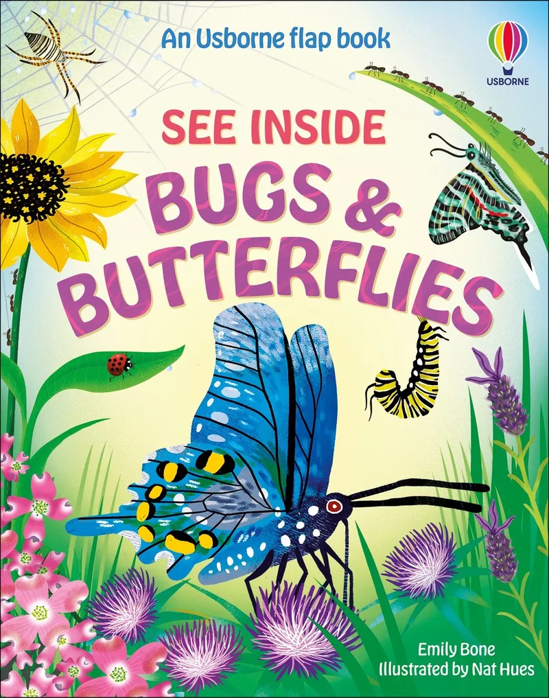 See Inside- See Inside Bugs and Butterflies von Usborne – Buchfoto