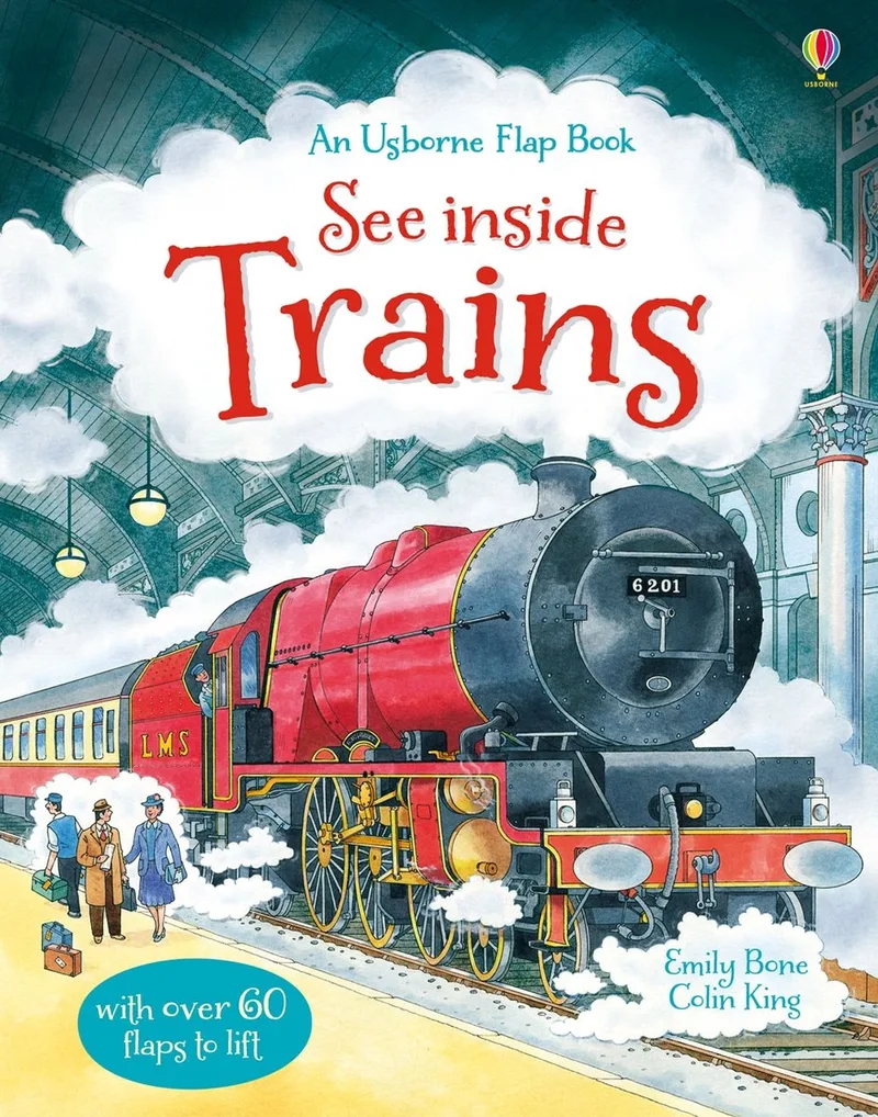 See Inside Trains fra Usborne – billede af bogen