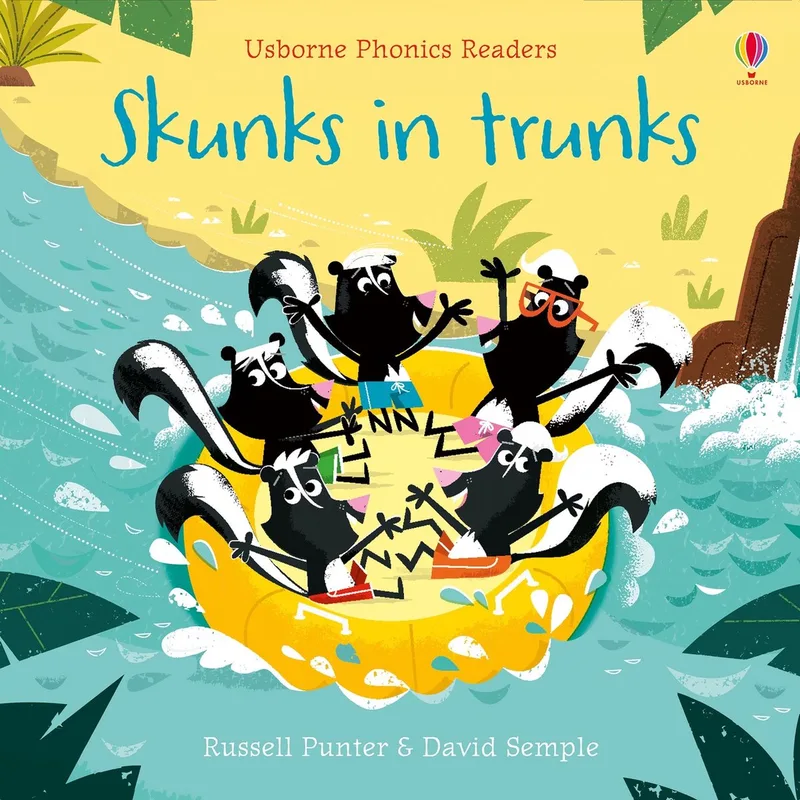 Skunks in Trunks Phonics Readers 1 von Usborne – Buchfoto