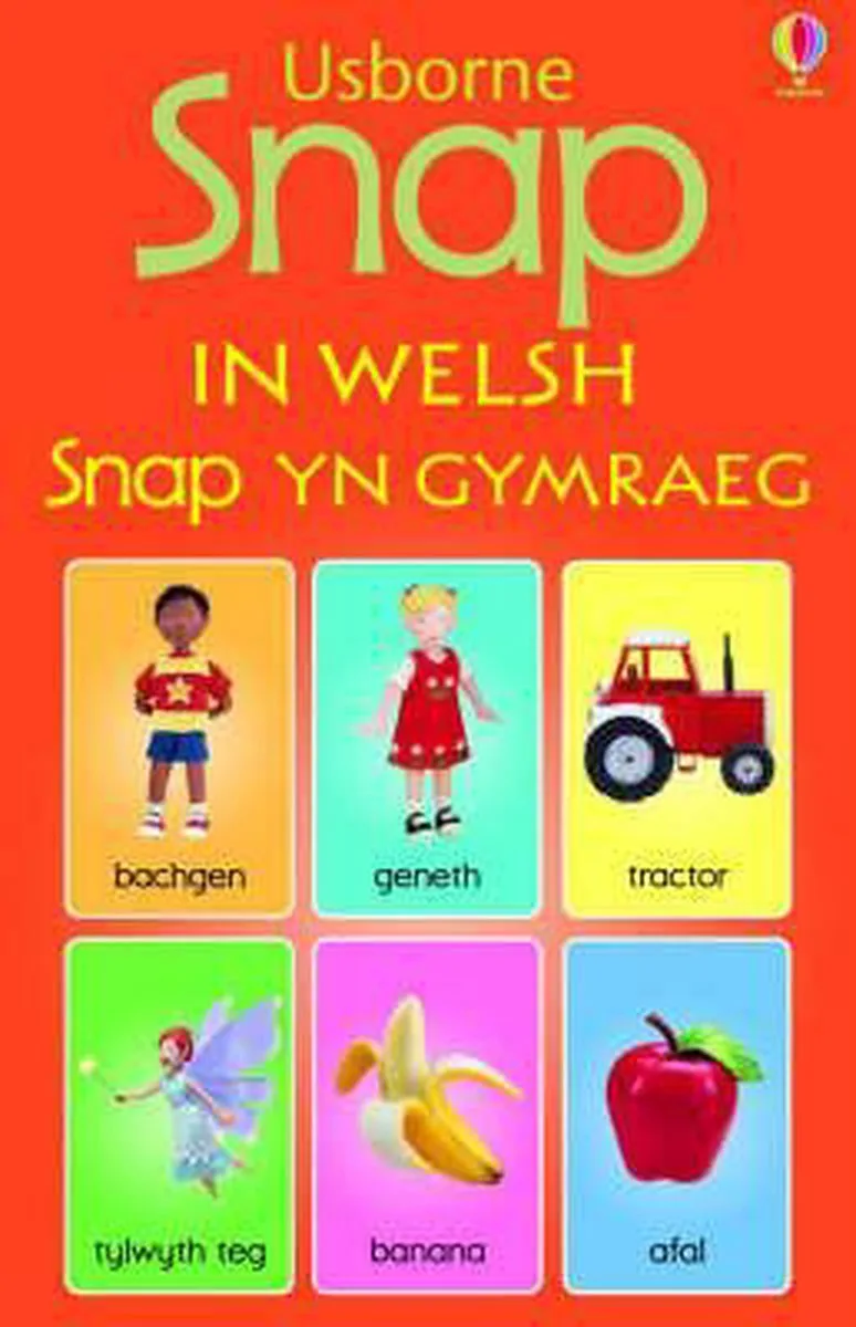 Snap Cards In Welsh von Usborne – Buchfoto