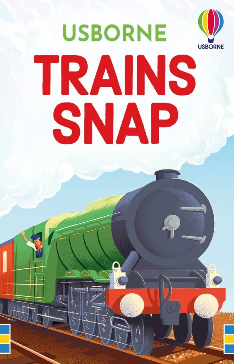 Snap Cards- Trains Snap von Usborne – Buchfoto