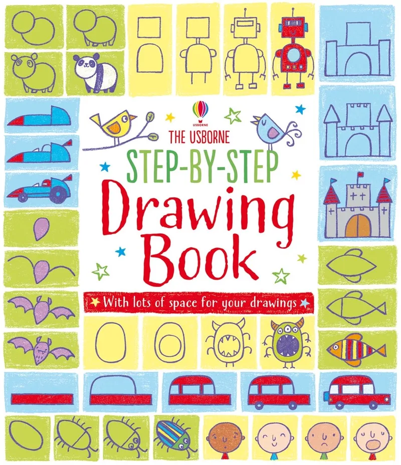 Step By Step Drawing Book von Usborne – Buchfoto