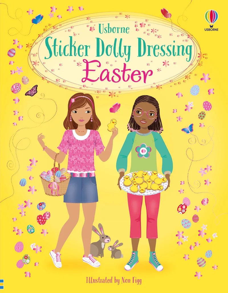 STICKER DOLLY DRESSING ®- Sticker Dolly Dressing Easter de Usborne – photo du livre