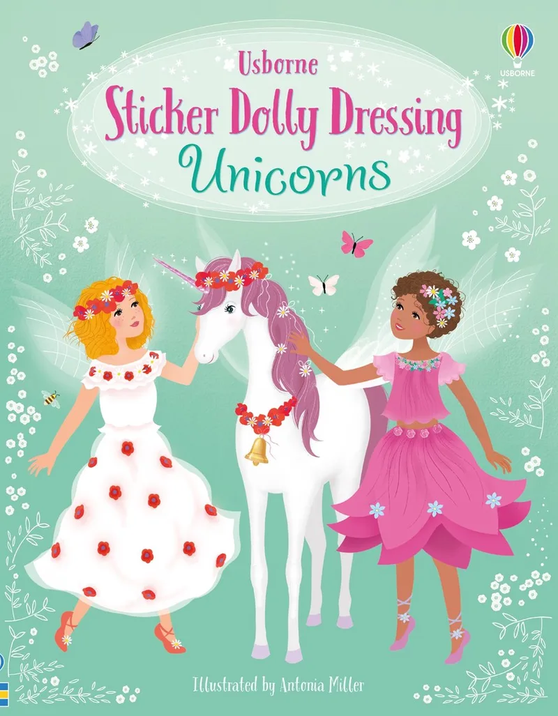 Sticker Dolly Dressing Unicorns de Usborne – photo du livre