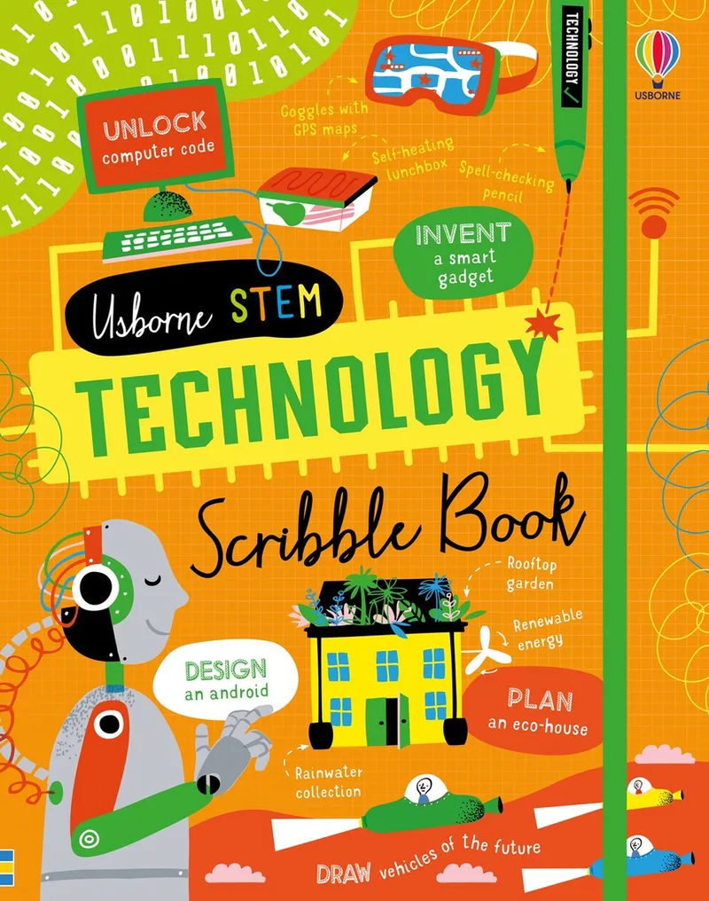 Technology Scribble Book Scribble Books 1 von Usborne – Buchfoto