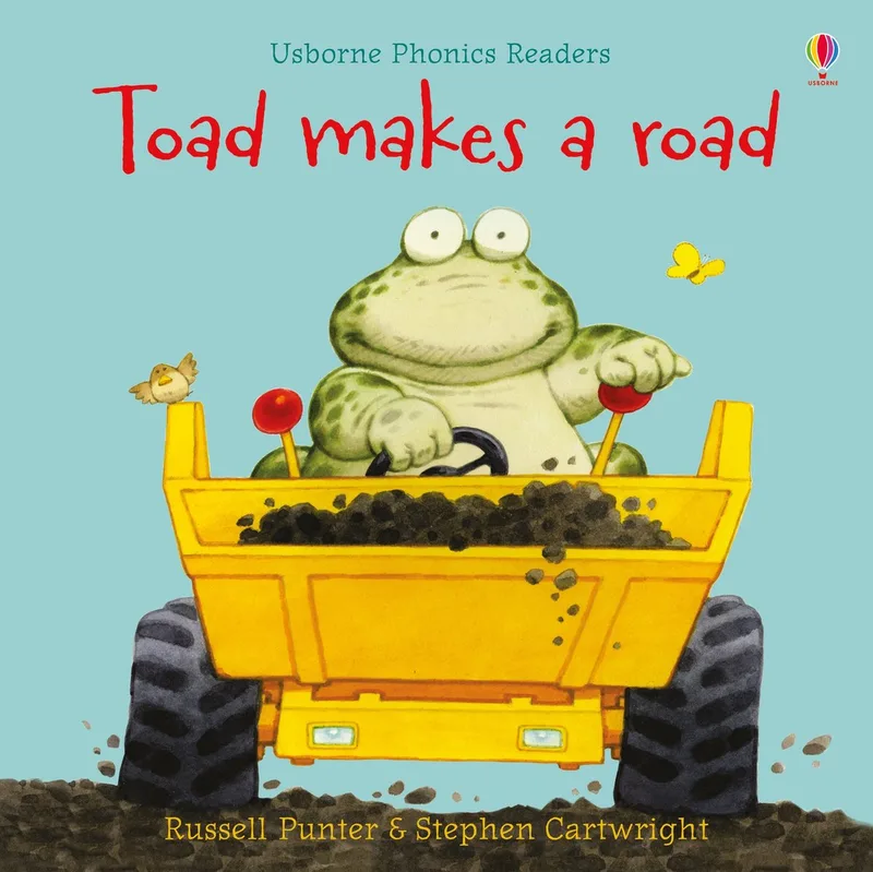 Toad Makes a Road Phonics Readers von Usborne – Buchfoto