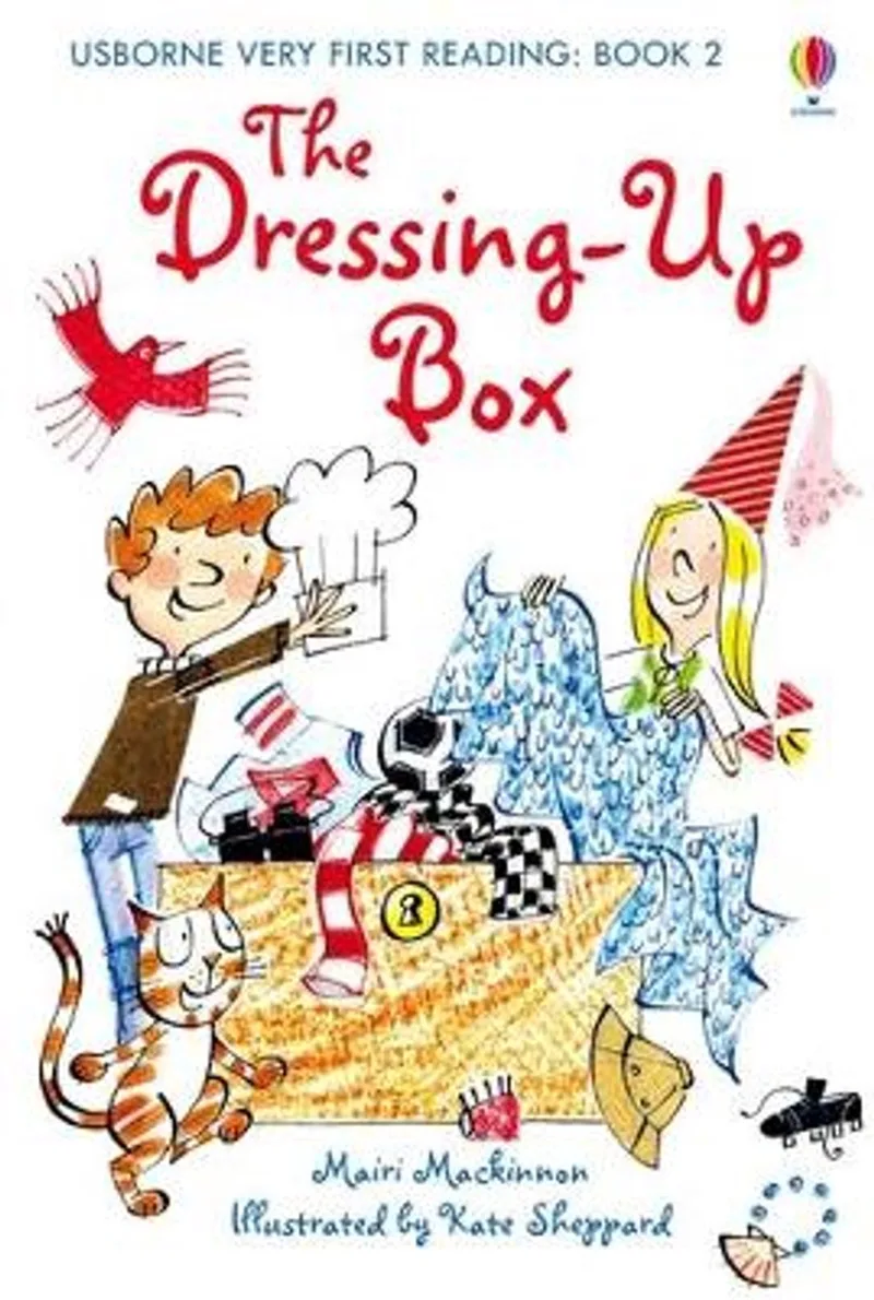 Very First Reading 2 The Dressing Up Box von Usborne – Buchfoto