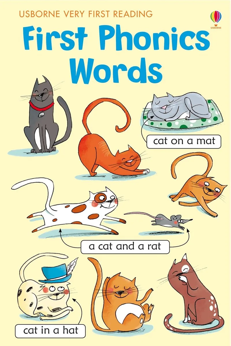 Very First Reading First Phonics Words by Usborne – book photo