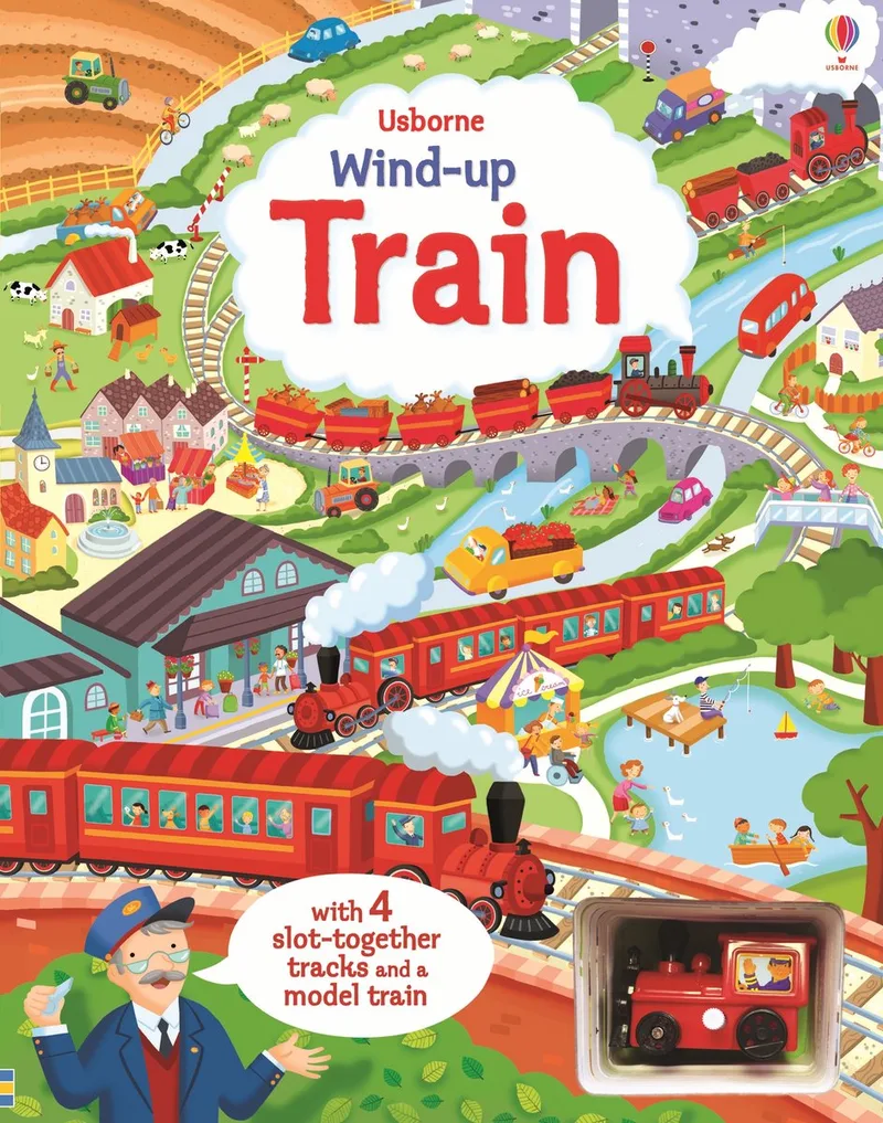 Wind Up Train fra Usborne – billede af bogen