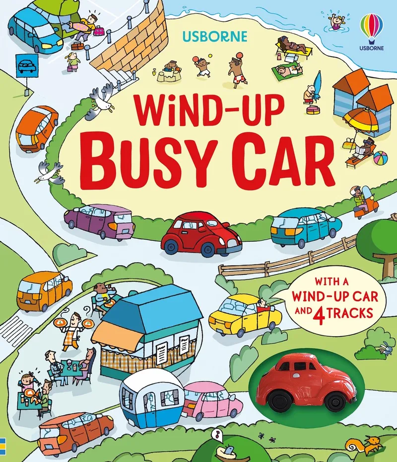 Wind-up- Wind-Up Busy Car von Usborne – Buchfoto