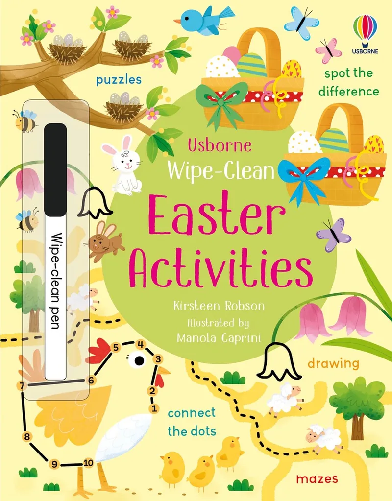 Wipe-clean Activities- Wipe-Clean Easter Activities von Usborne – Buchfoto