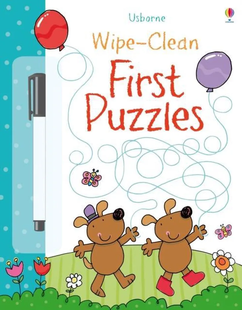 Wipe clean First Puzzles von Usborne – Buchfoto