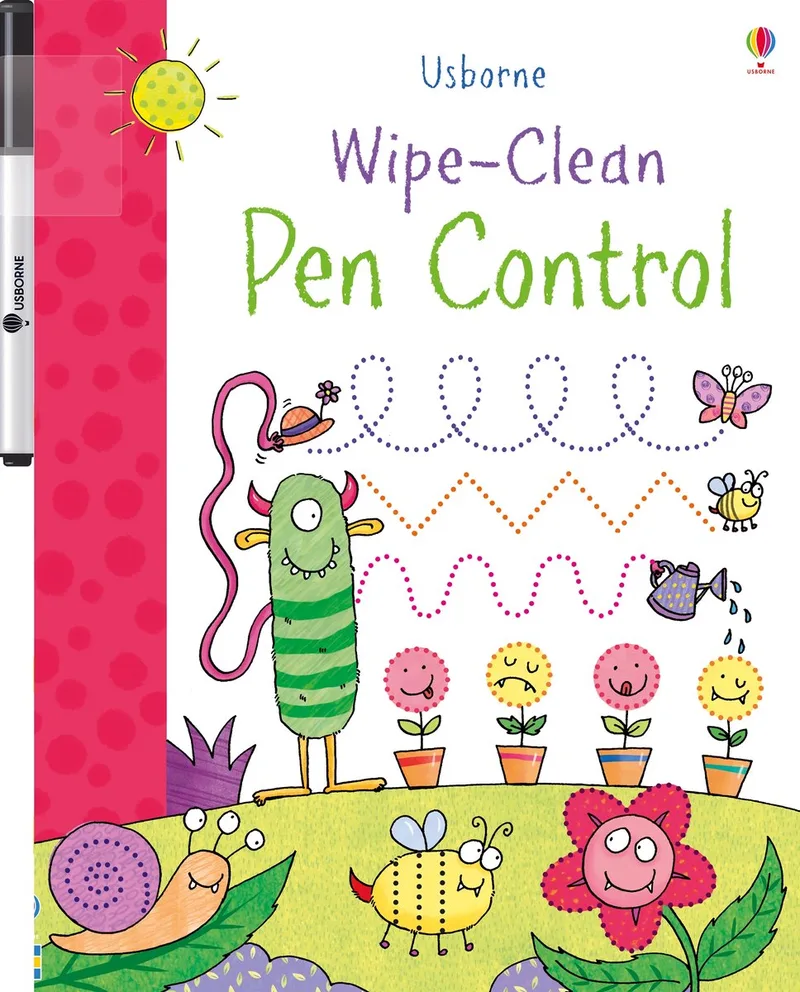 Wipe Clean Pen Control von Usborne – Buchfoto