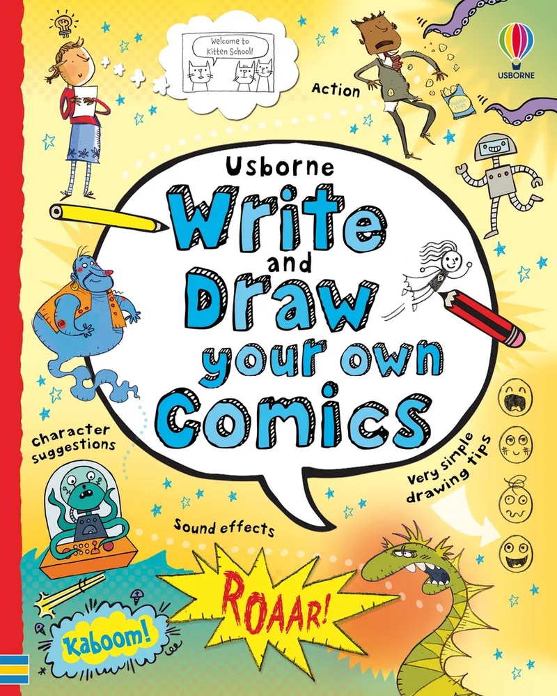 Write Your Own- Write and Draw Your Own Comics von Usborne – Buchfoto