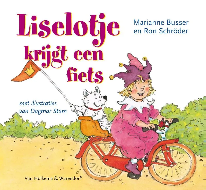 Liselotje krijgt een fiets van Van Holkema & Warendorf – boekfoto