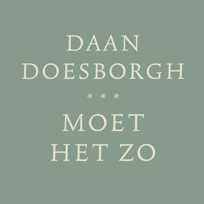 Moet het zo von Van Oorschot – Buchfoto