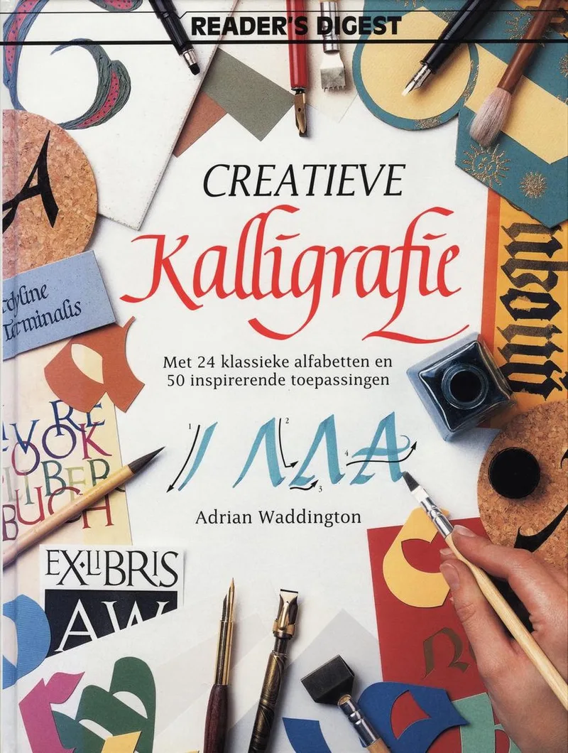 Creatieve kalligrafie fra VBK – billede af bogen