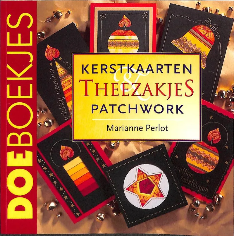 Kerstkaarten en theezakjes patchwork fra VBK – billede af bogen