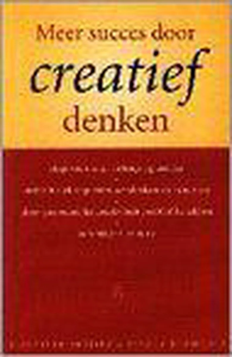 Meer succes door creatief denken von VBK – Buchfoto