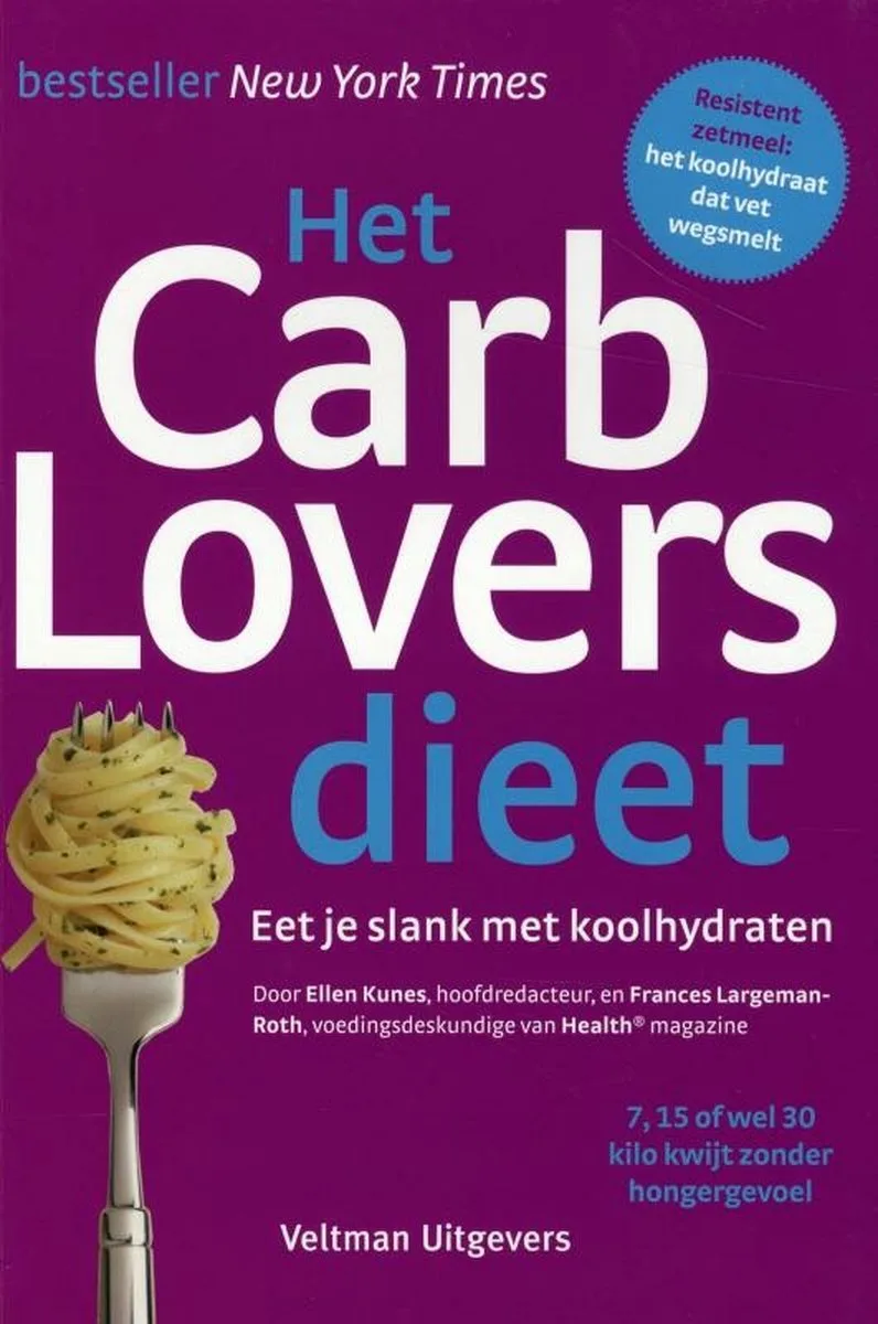 Het CarbLovers-dieet von Veltman – Buchfoto