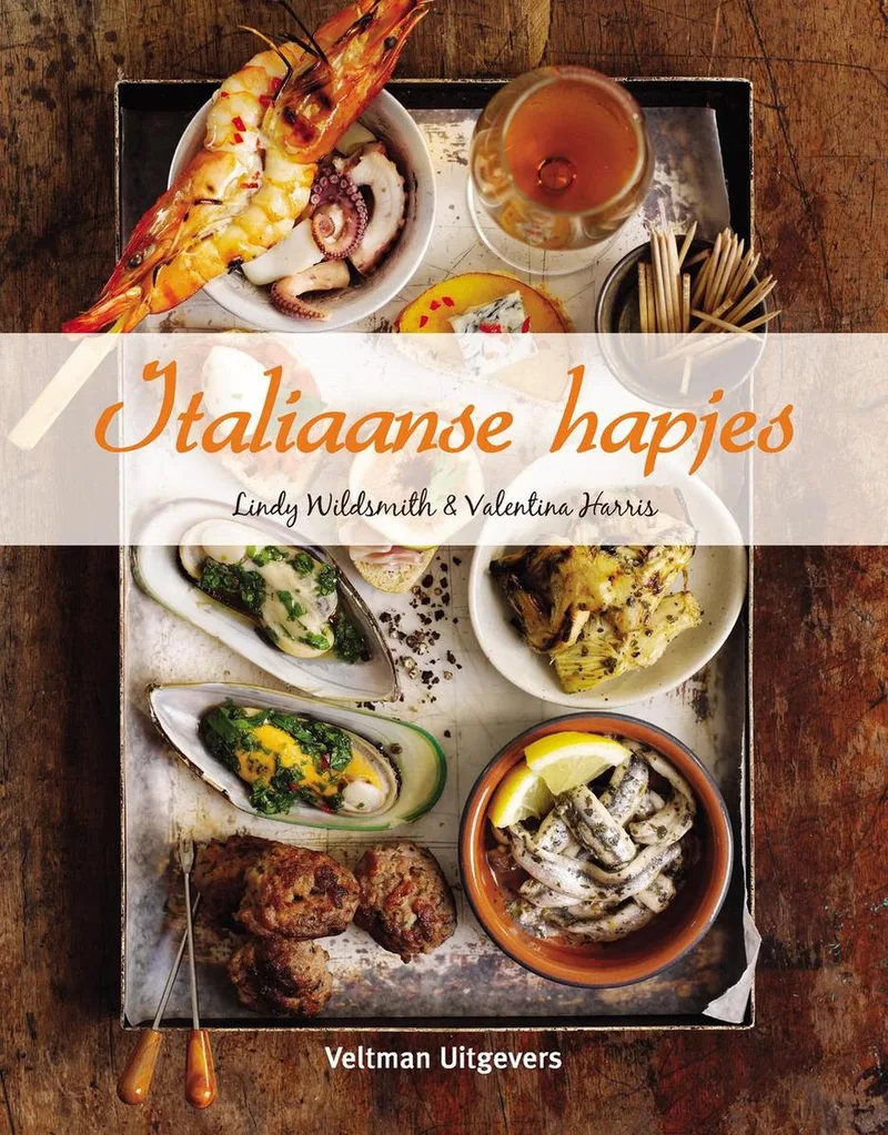 Italiaanse hapjes van Veltman – boekfoto