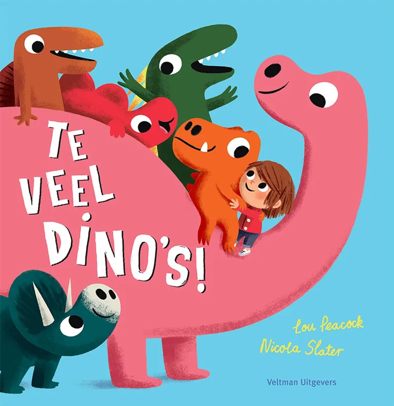 Te veel dino's! von Veltman – Buchfoto
