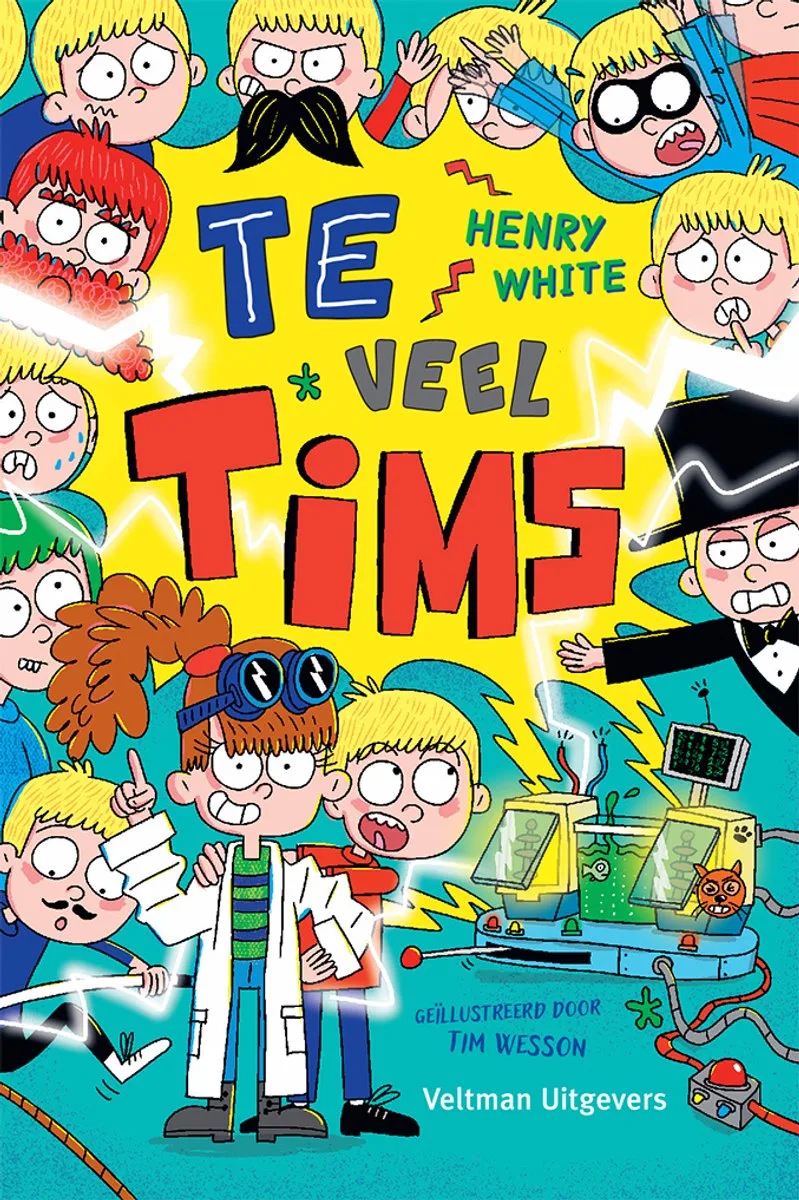 Te veel Tims van Veltman – boekfoto