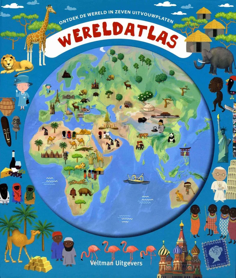 Wereldatlas van Veltman – boekfoto