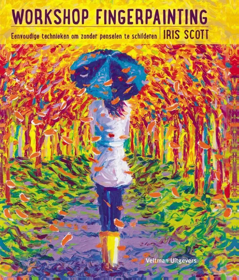 Workshop fingerpainting von Veltman – Buchfoto