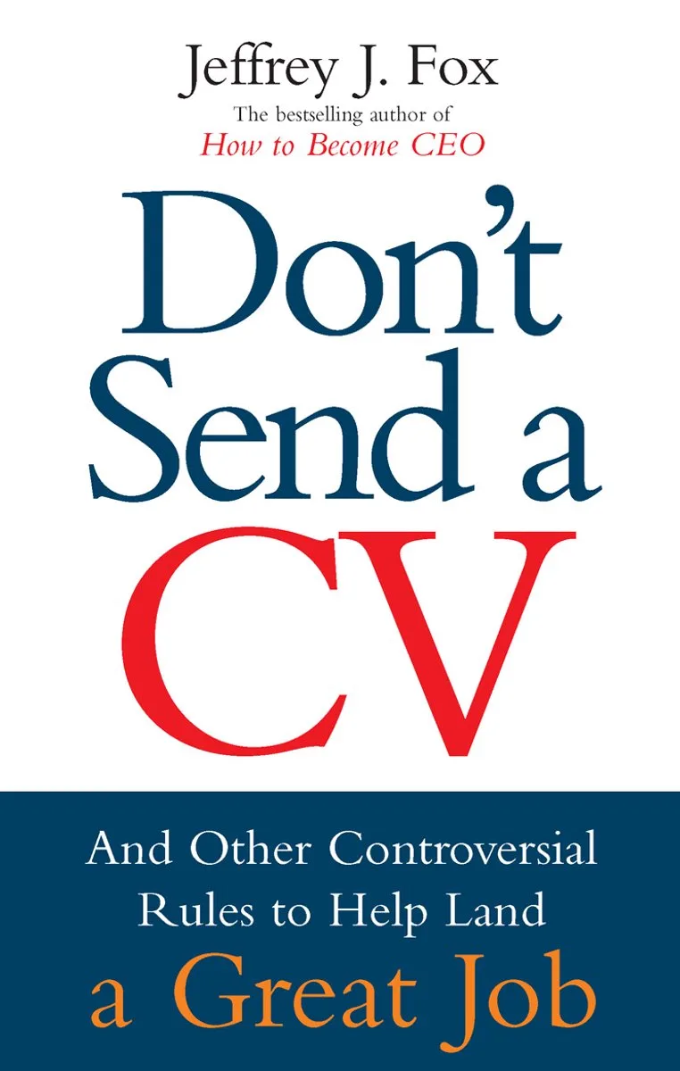 Don'T Send A Cv von Vermilion – Buchfoto